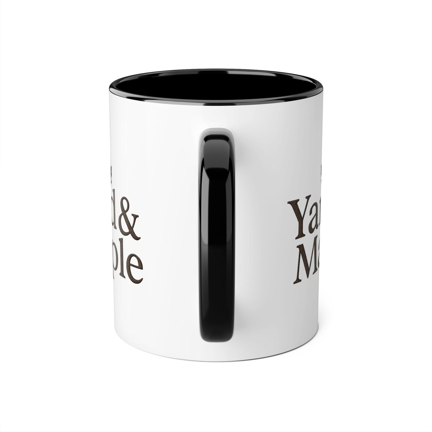 Yard & Maple Accent Mug - Cozy Coffee Cup, Perfect for Home/Office, Great Gift for Coffee Lovers, Autumn Decor, Unique Beverage Mug